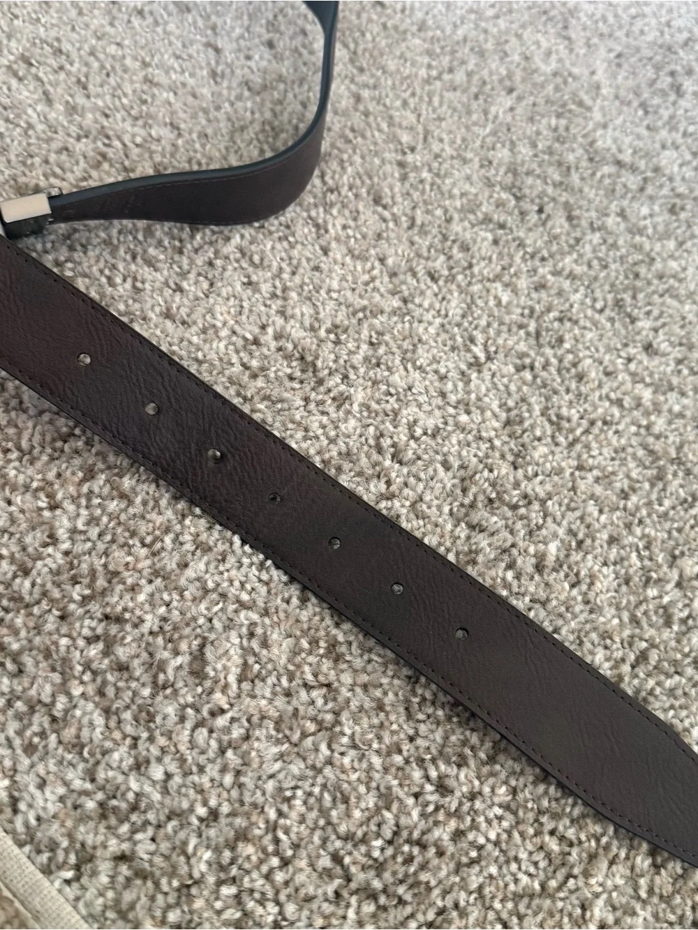 Two Nike Reversible Belts Mens 34 Black and Brown Athletic Golf Leather